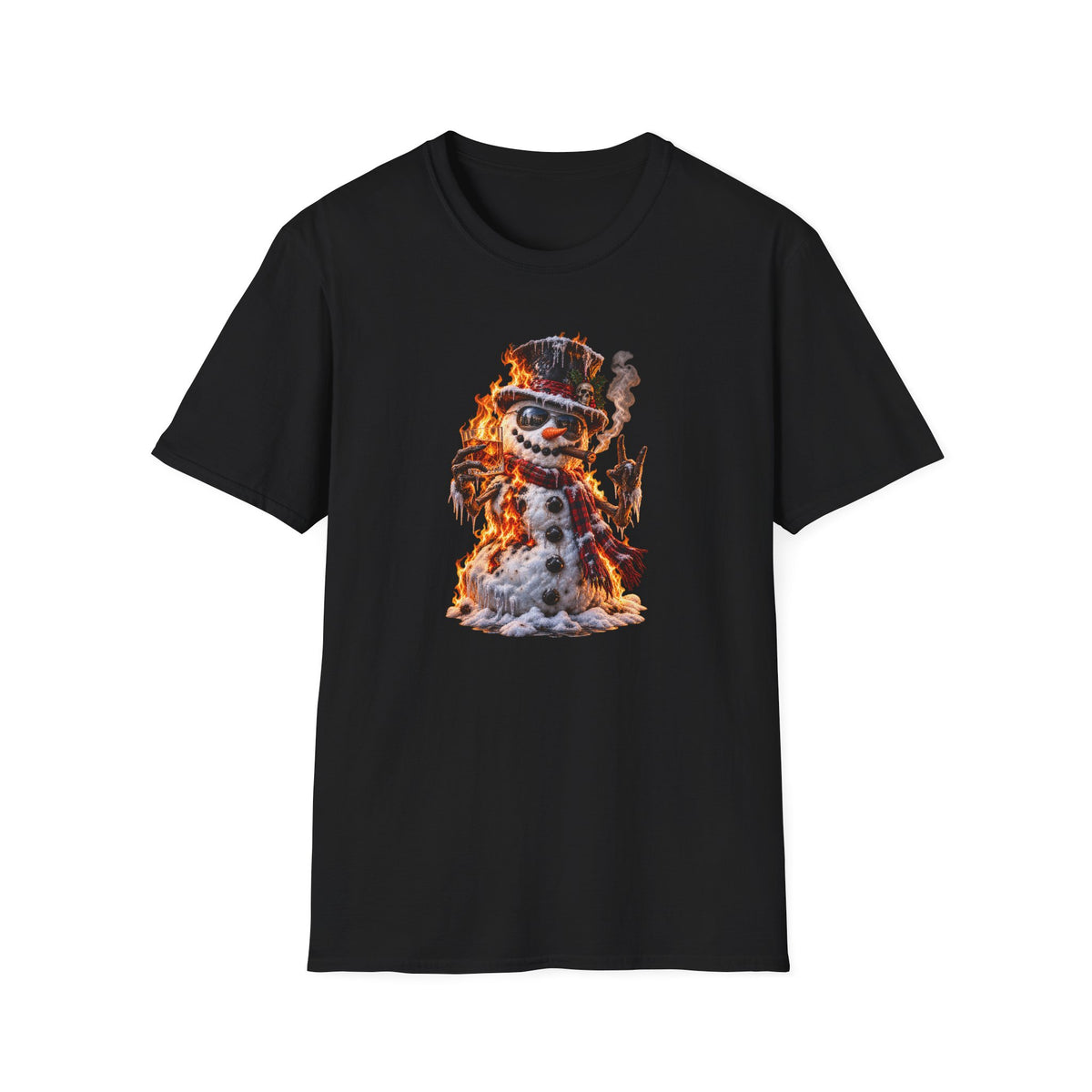 Burning Snowman