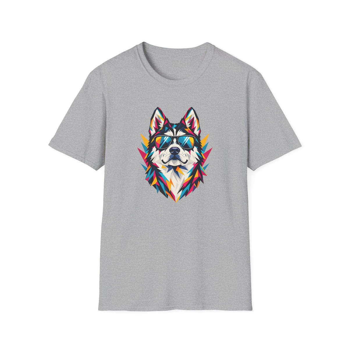 Geometric Dog Head