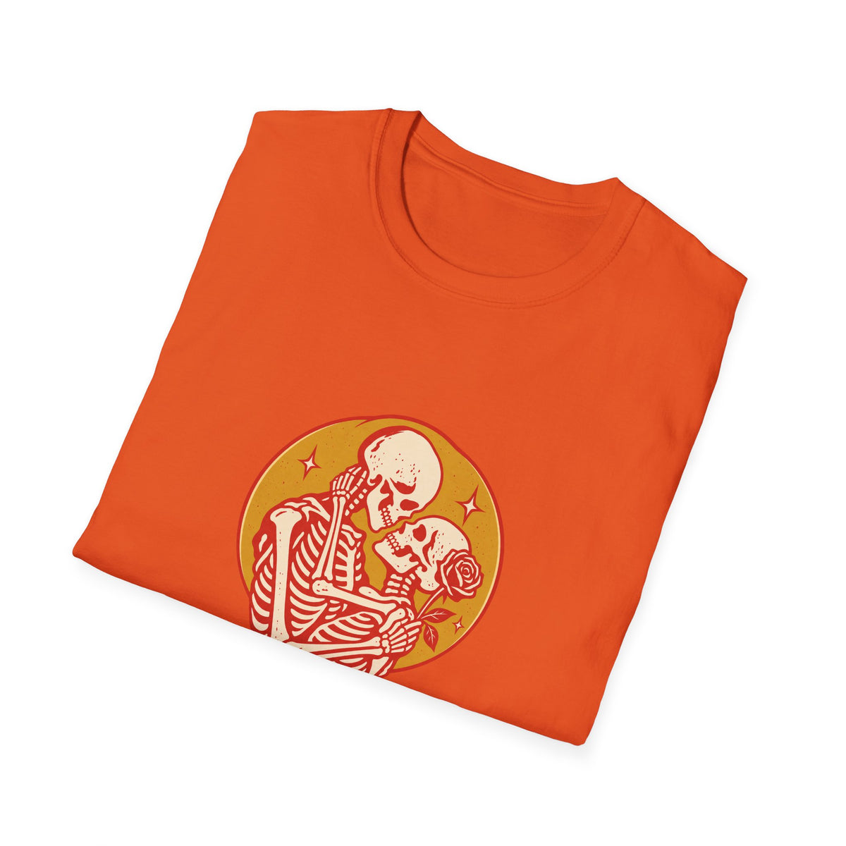 Two Skulls with Rose