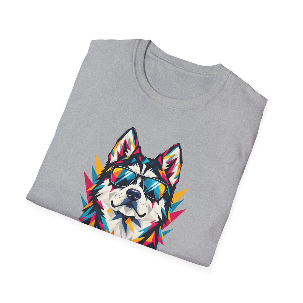 Geometric Dog Head