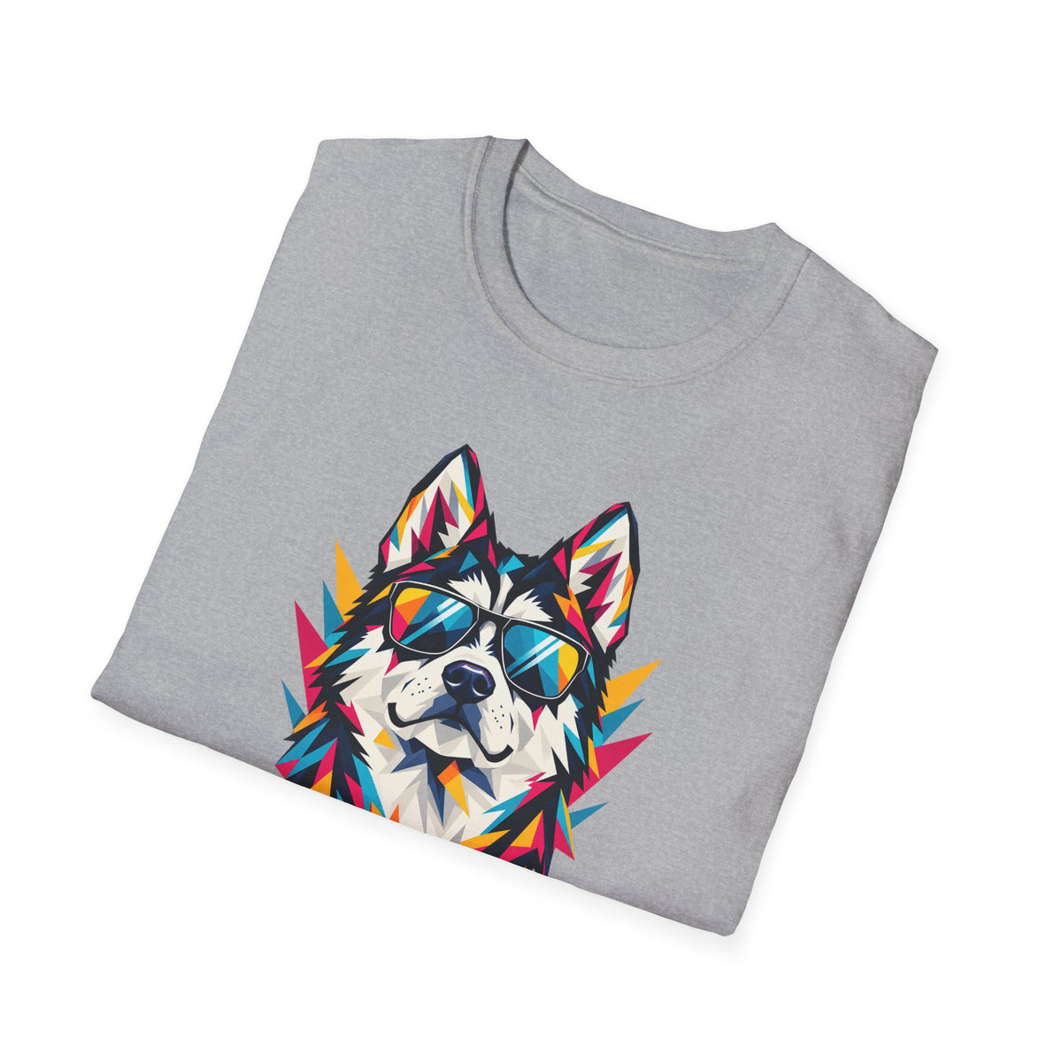 Geometric Dog Head
