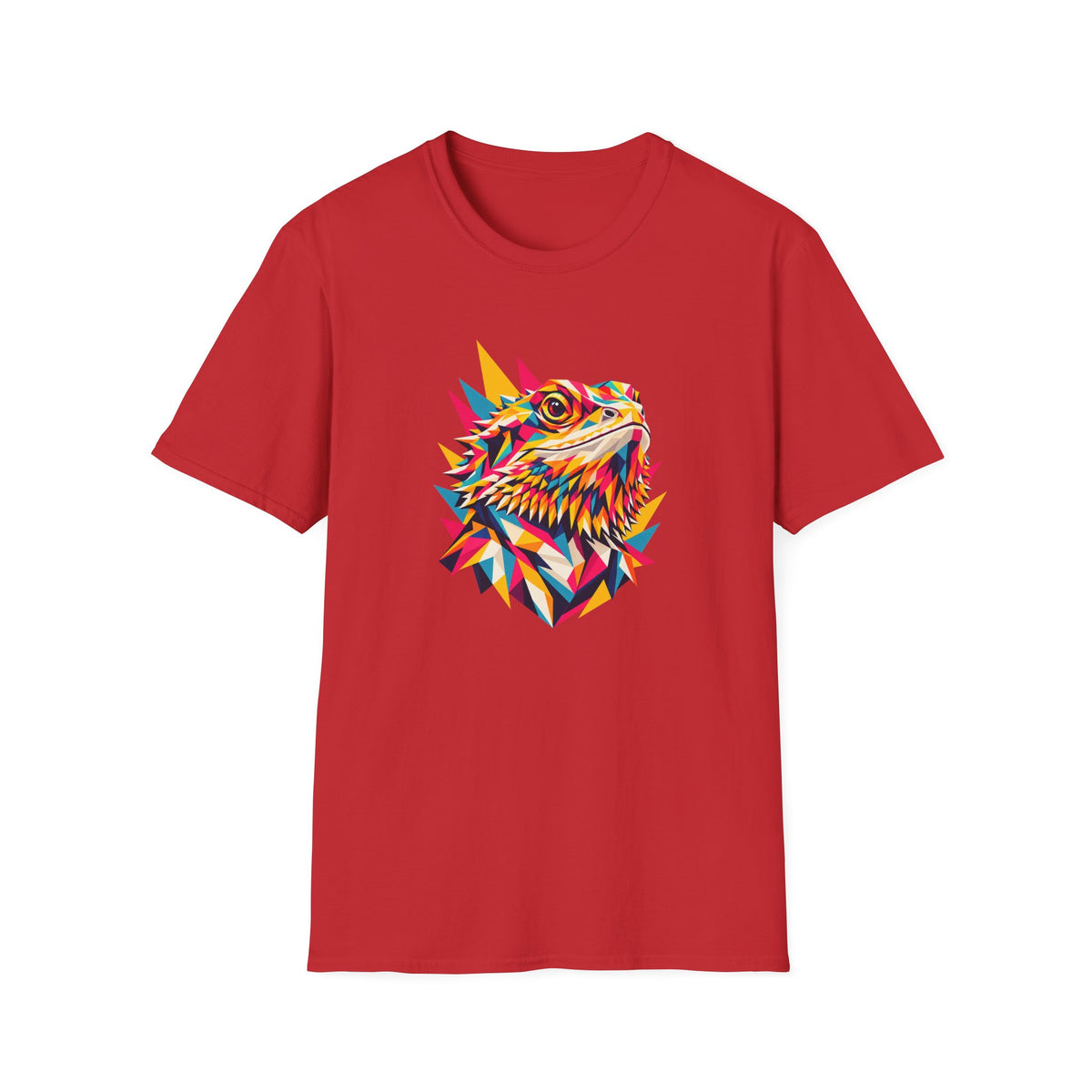 Geometric Lizard Head