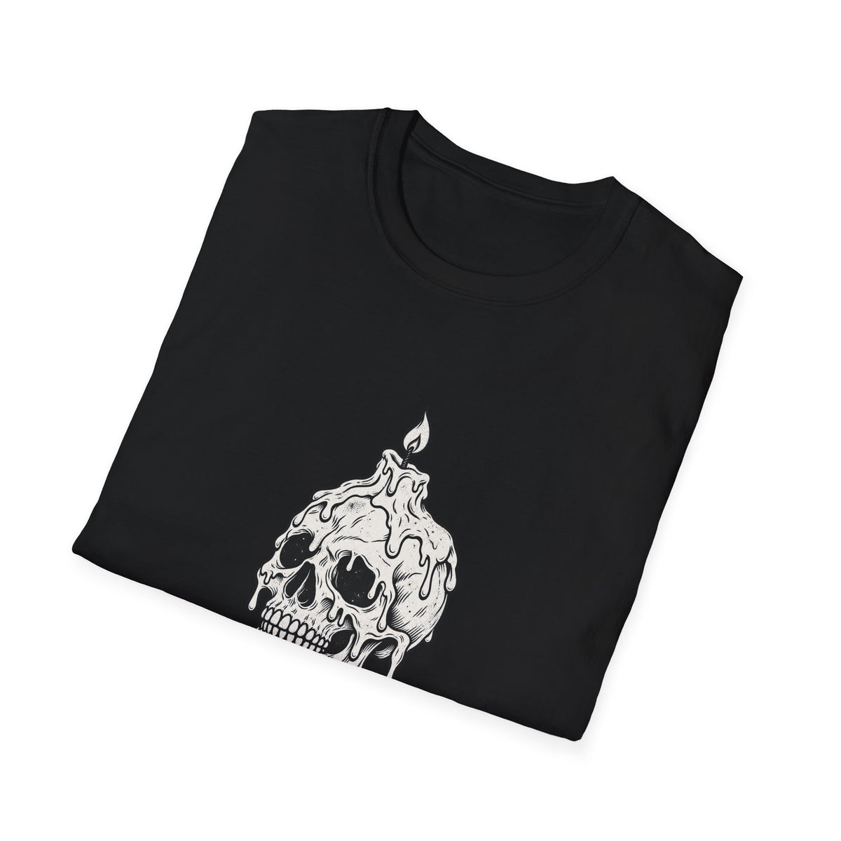 Skull with Burning Candle