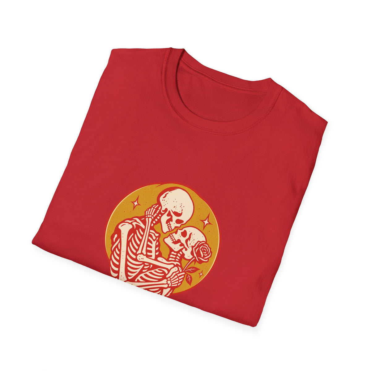 Two Skulls with Rose