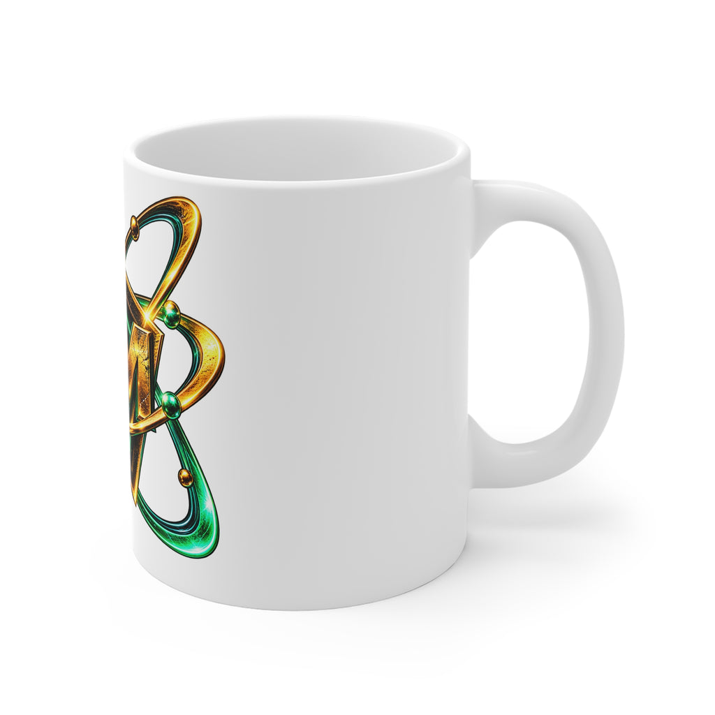 Atomic Emblem Mug — 11oz White Mug