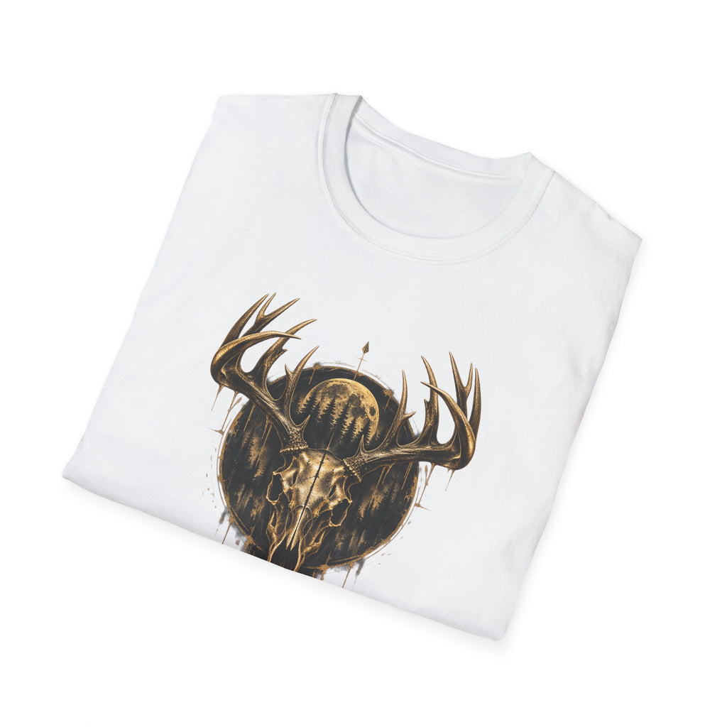 Skull with Antlers and Moon