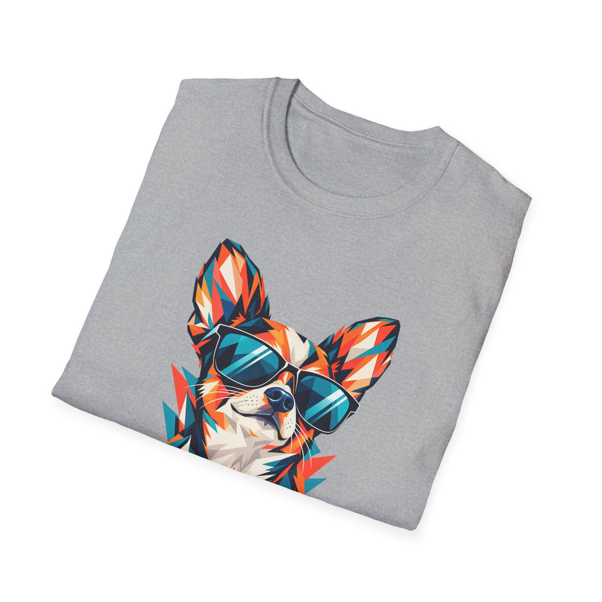 Geometric Dog Portrait
