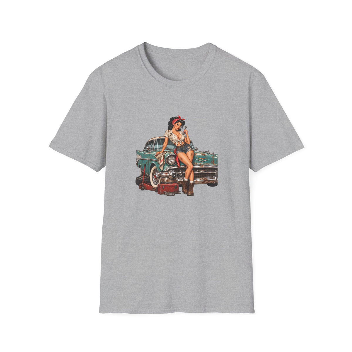 Retro Mechanic Pin Up