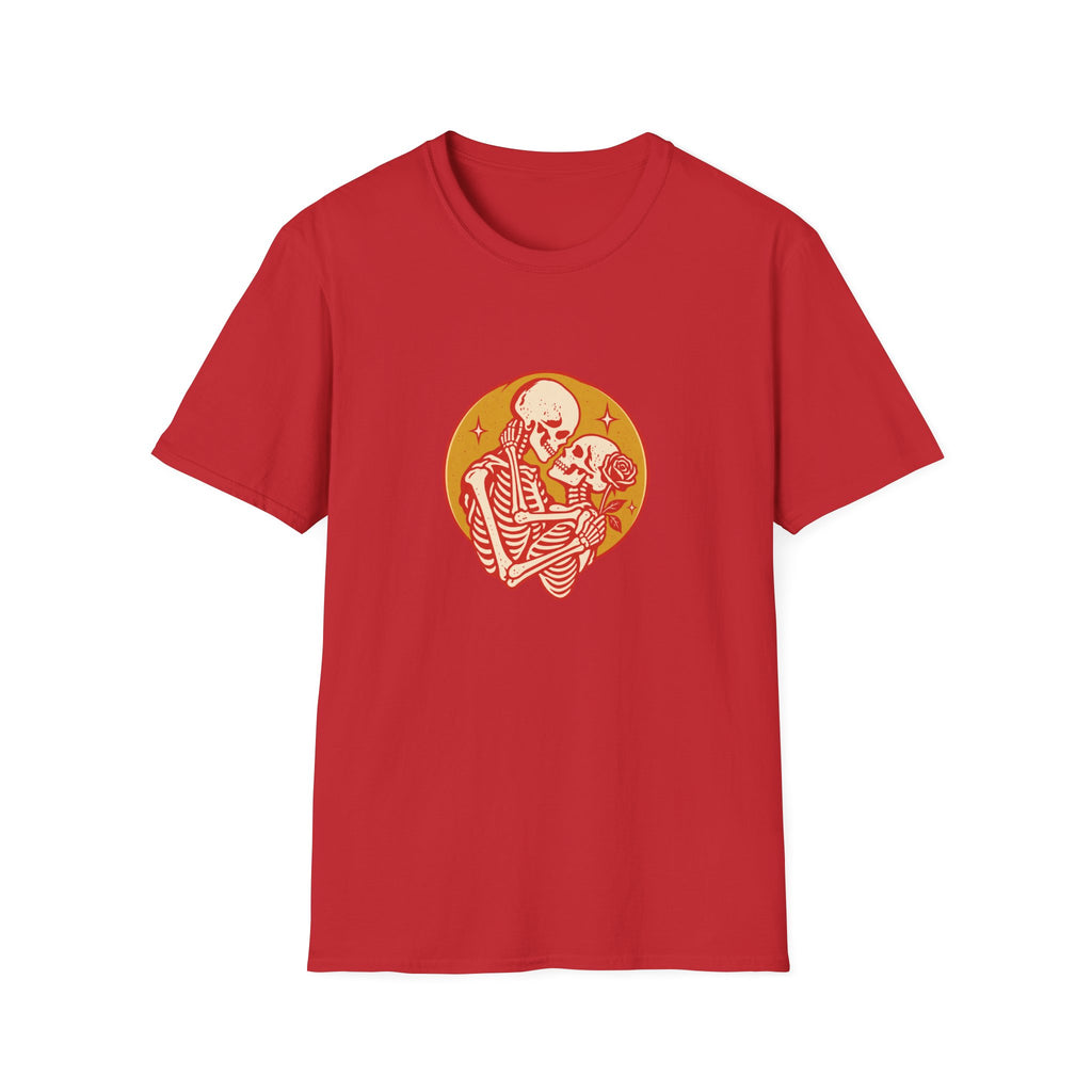 Two Skulls with Rose