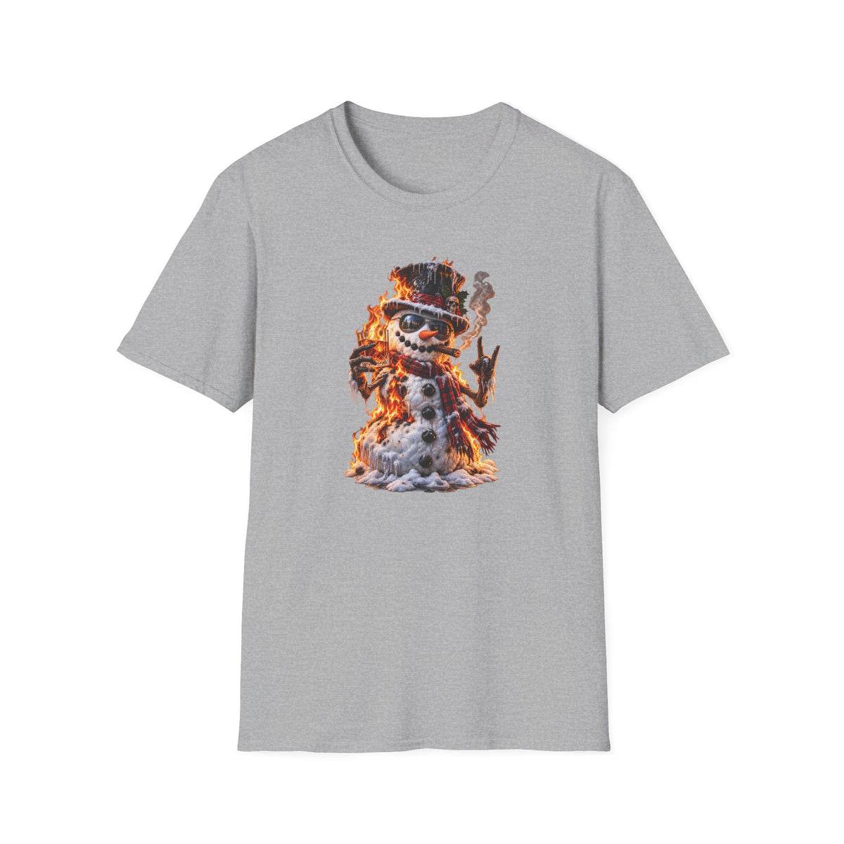 Burning Snowman