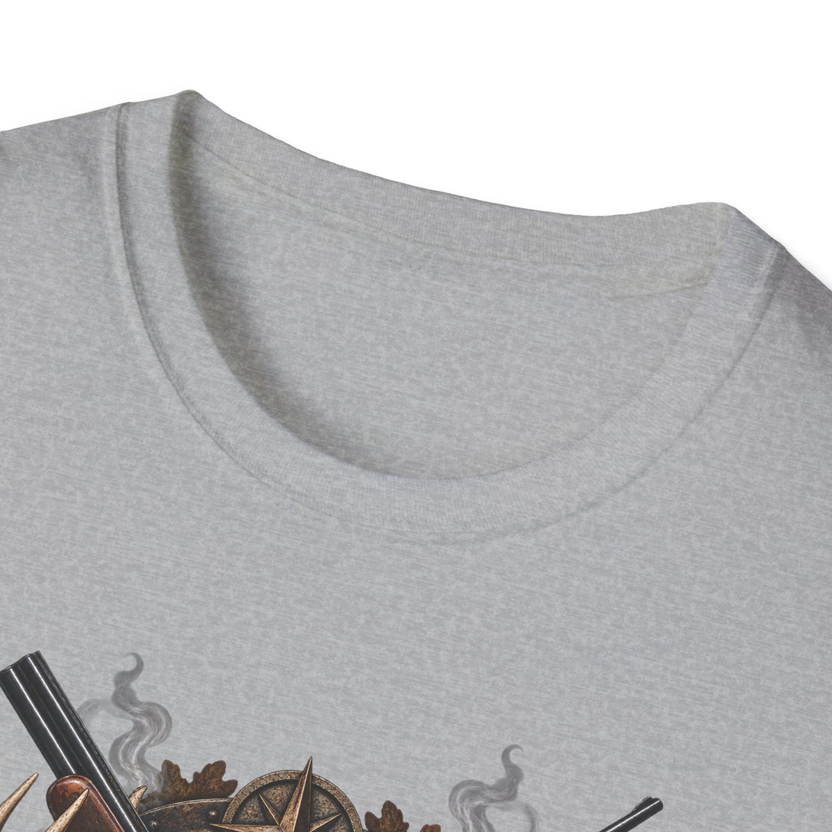 Crossed Guns with Skull and Antlers