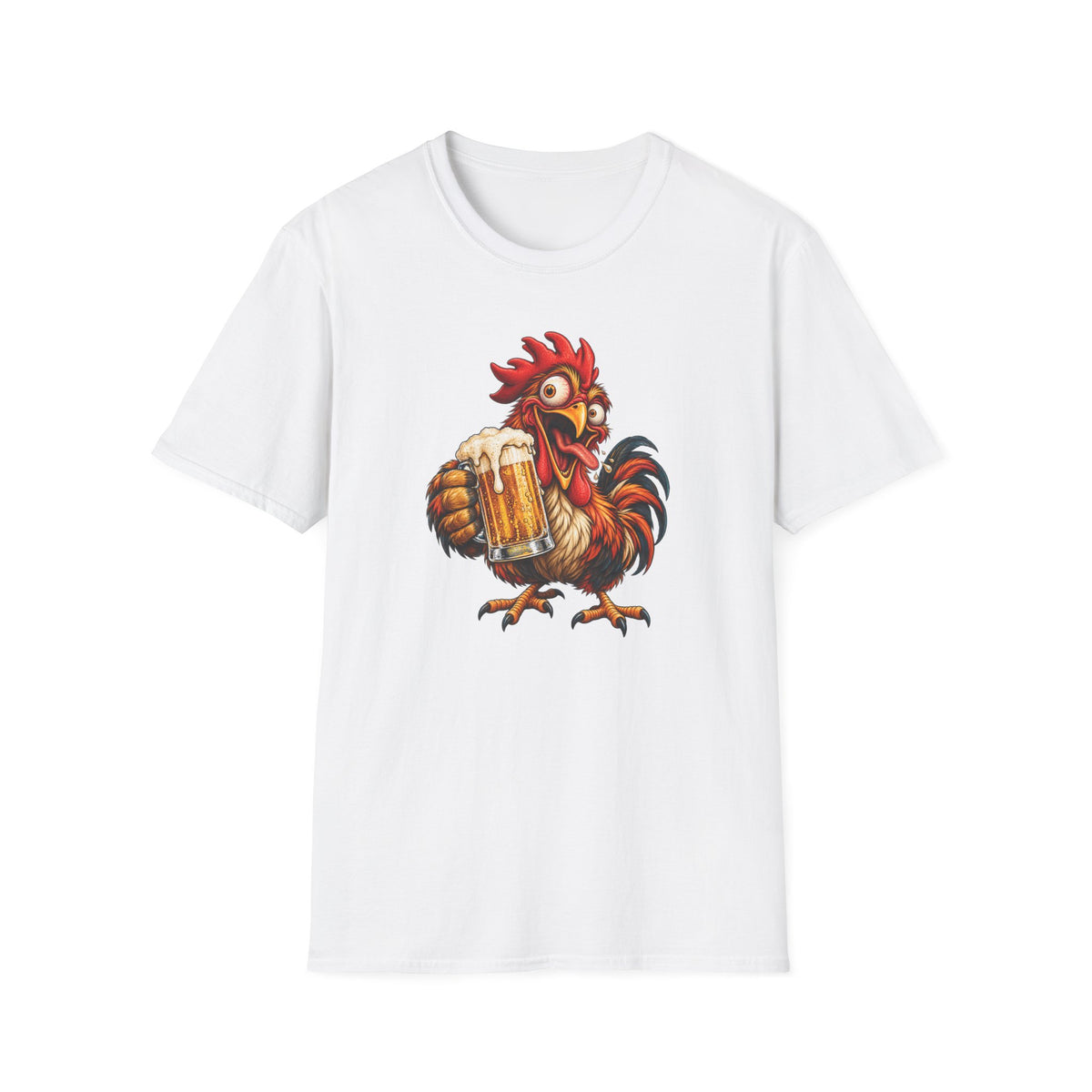 Rooster with Beer Mug