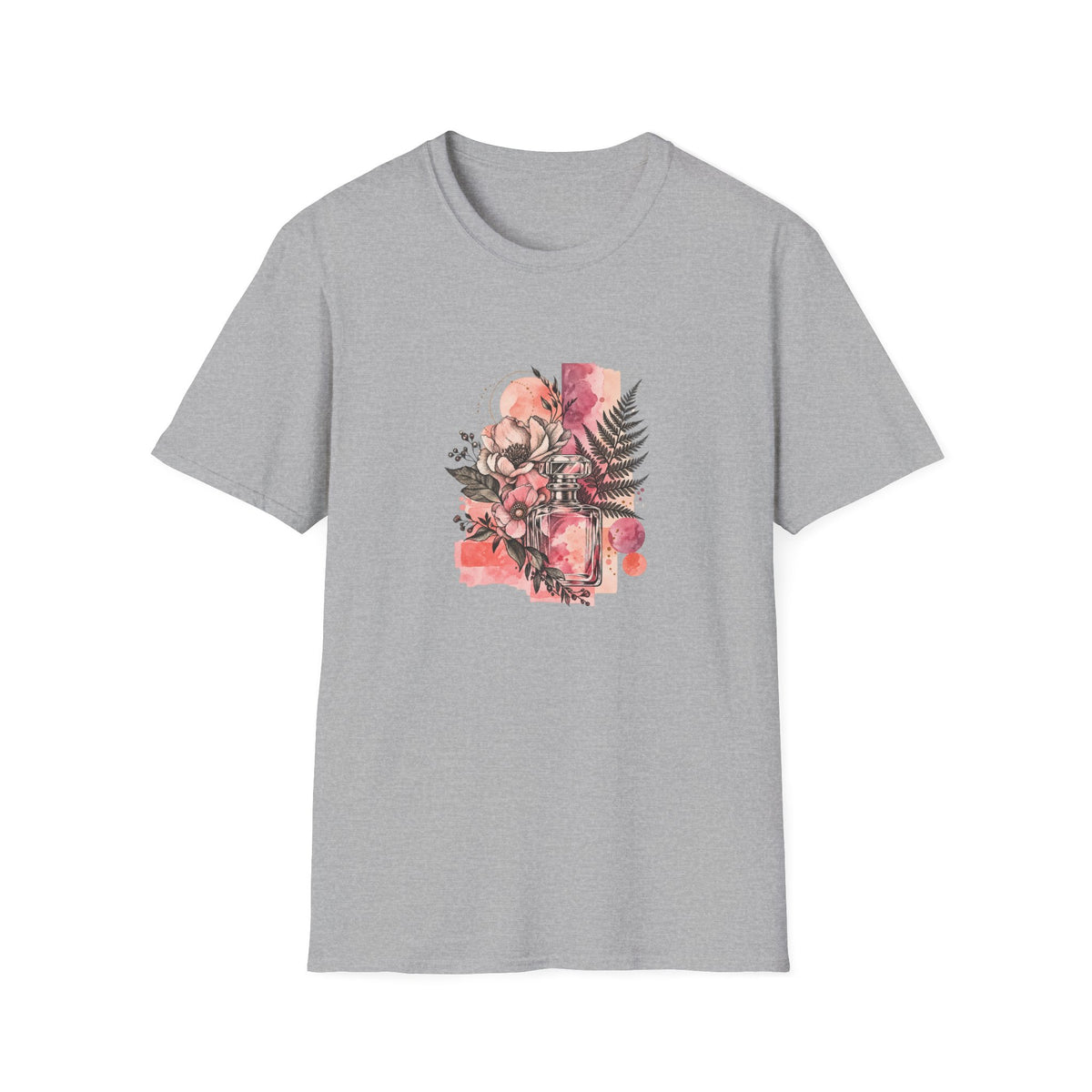 Floral & Bottle Illustration