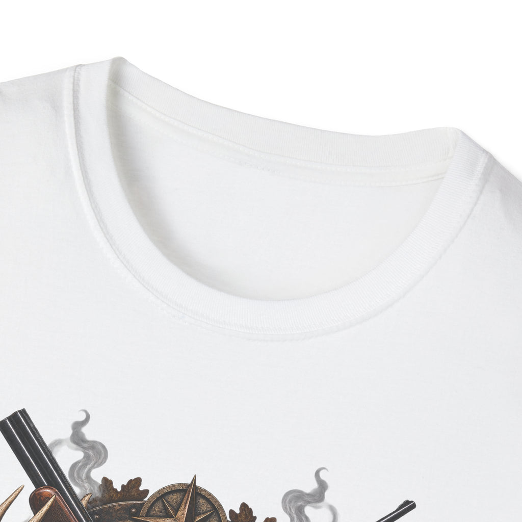 Crossed Guns with Skull and Antlers