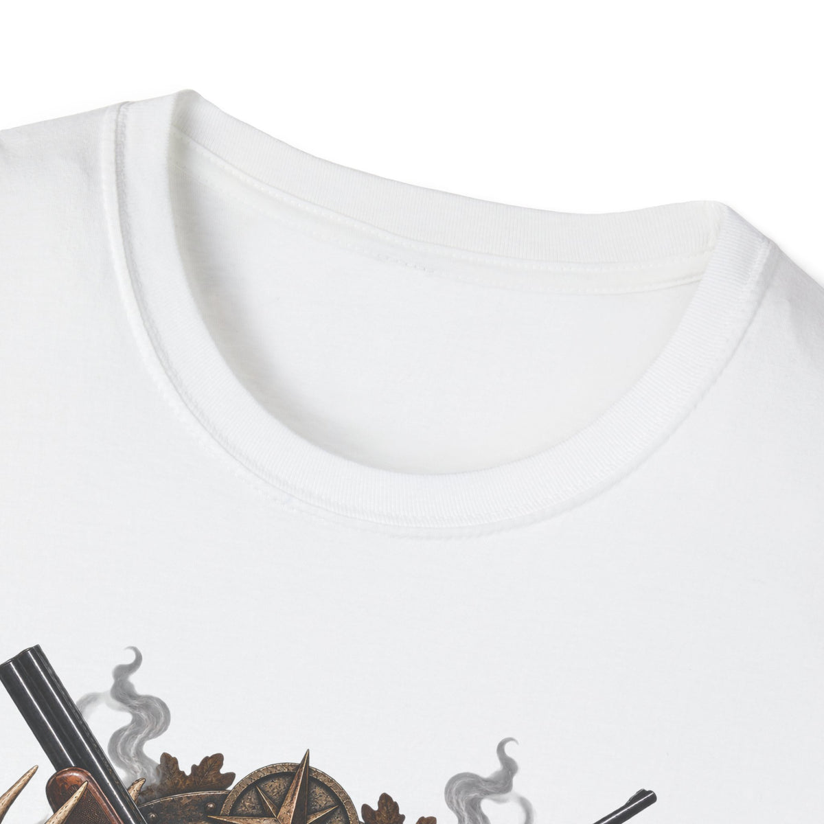 Crossed Guns with Skull and Antlers