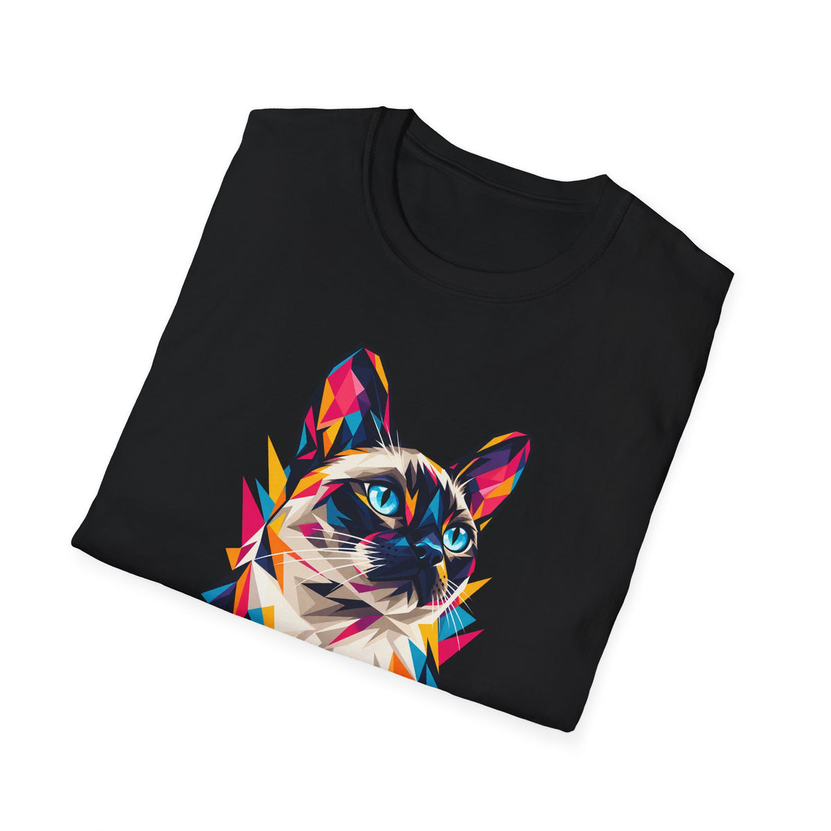 Geometric Cat Portrait