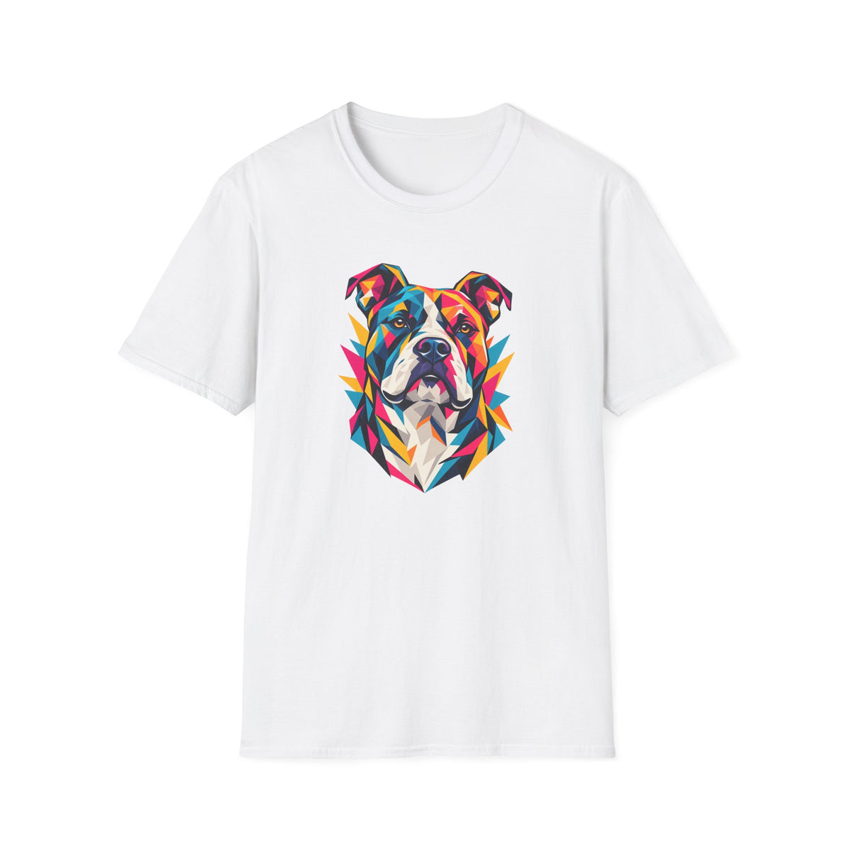 Geometric Dog Portrait