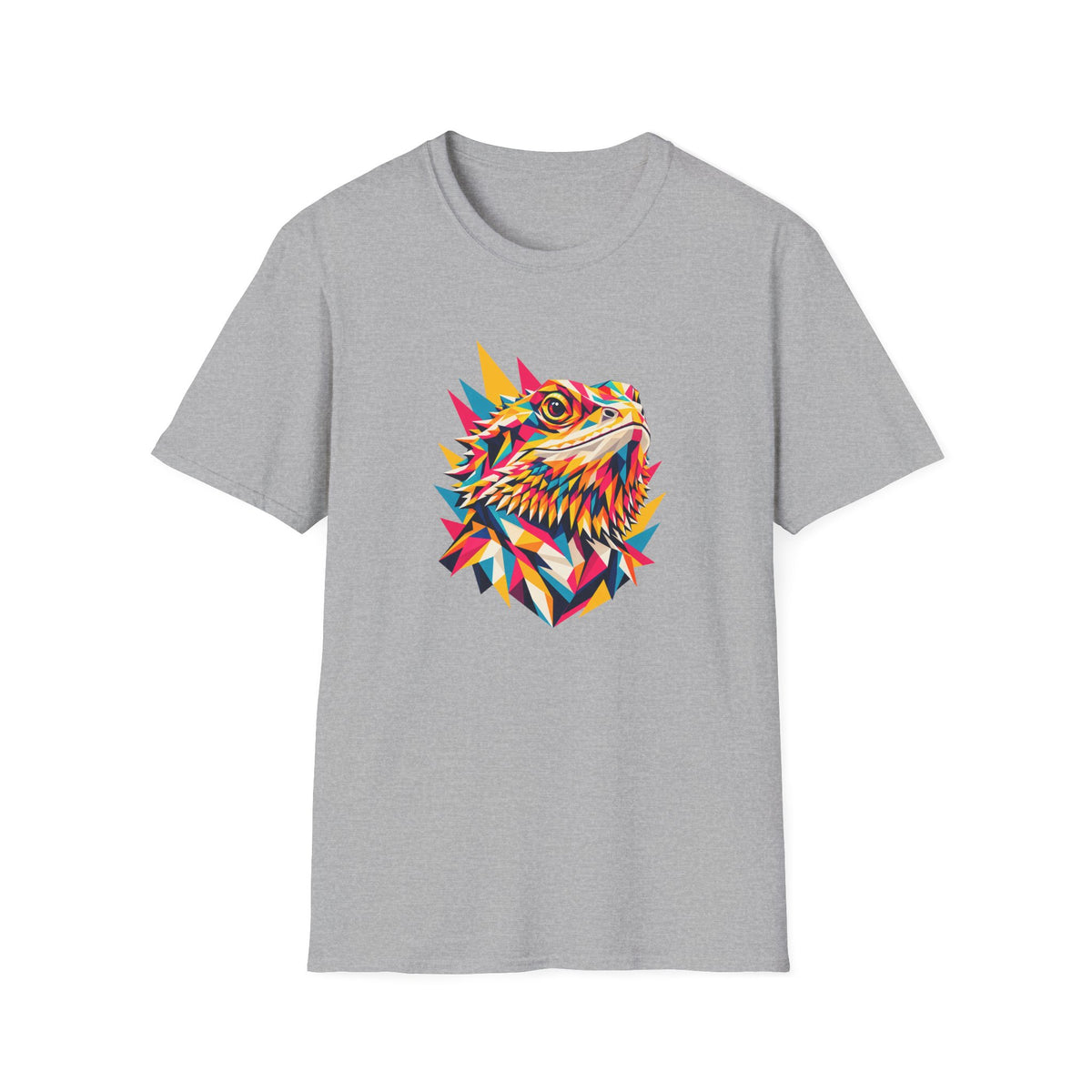 Geometric Lizard Head