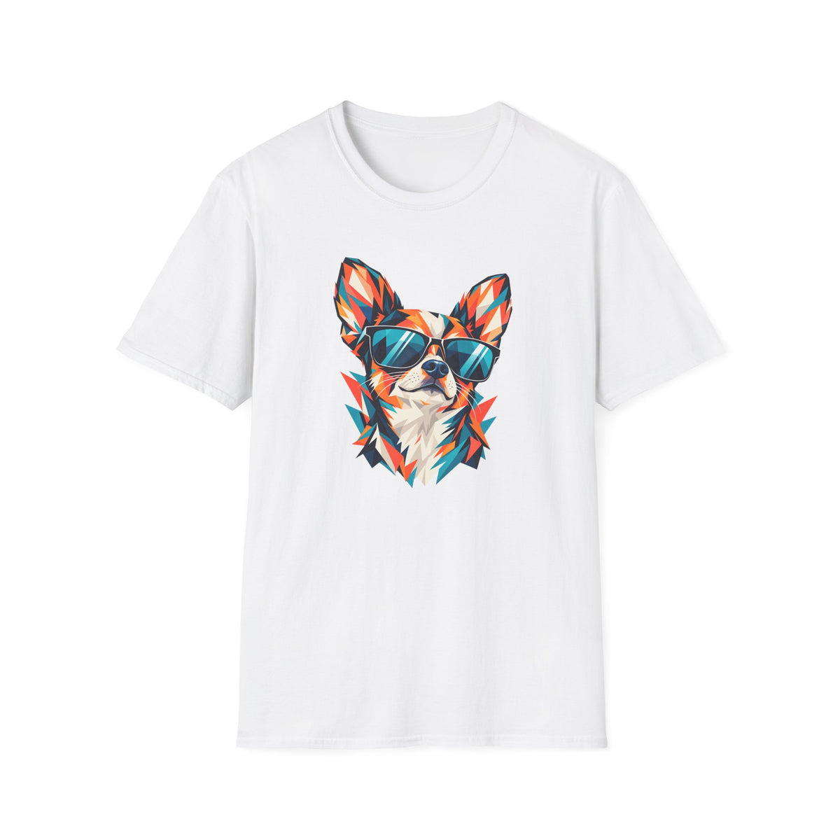 Geometric Dog Portrait