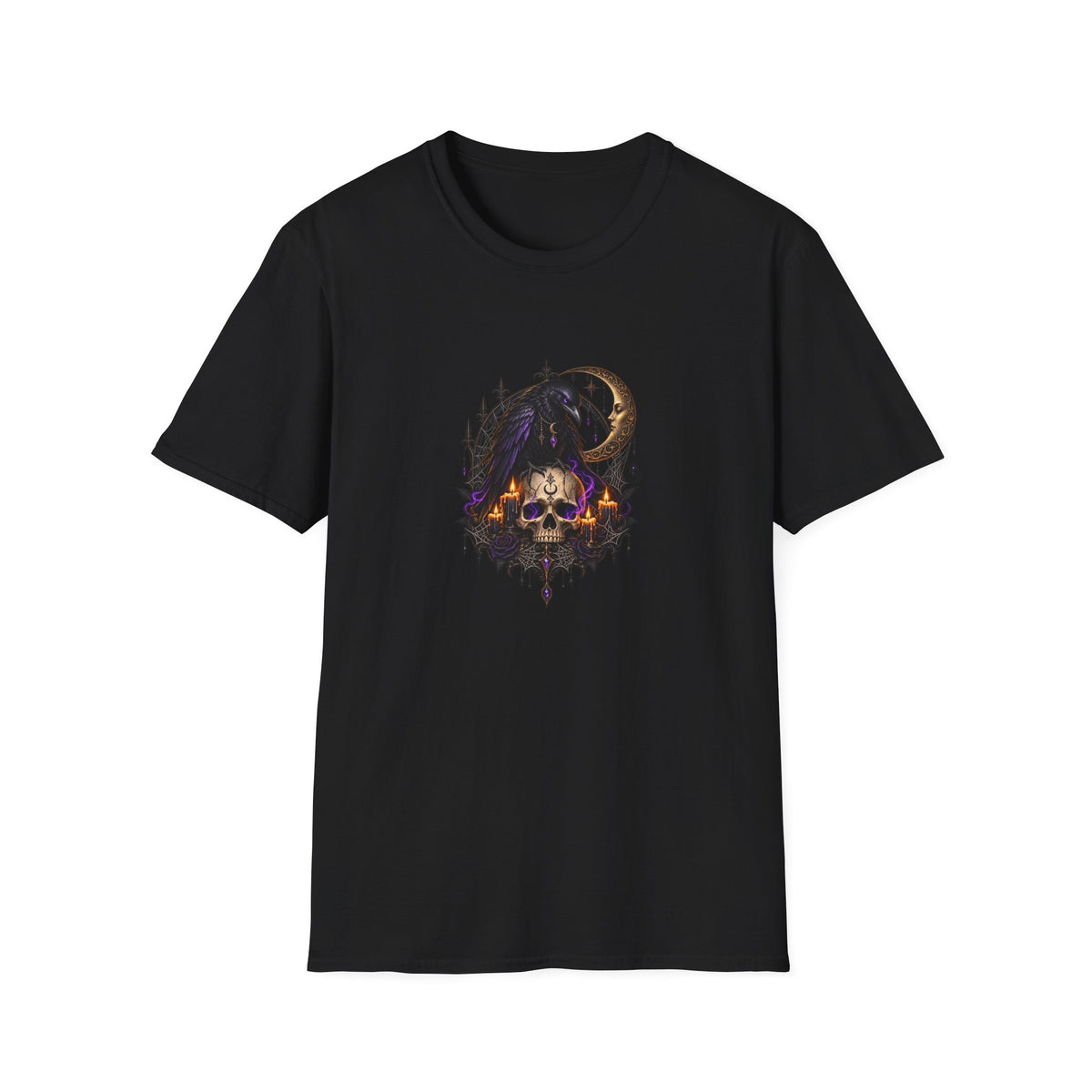 Raven and Crescent Moon