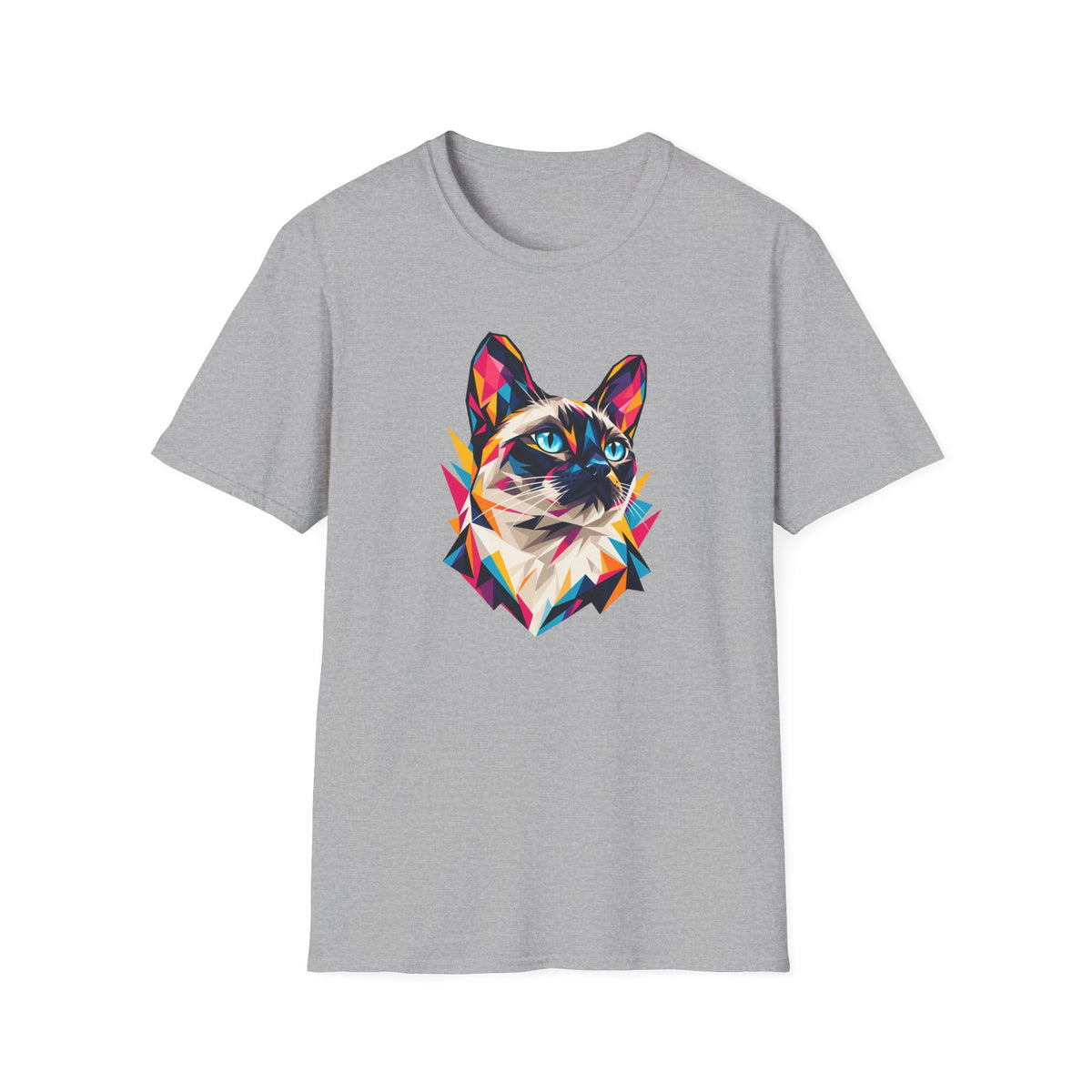 Geometric Cat Portrait