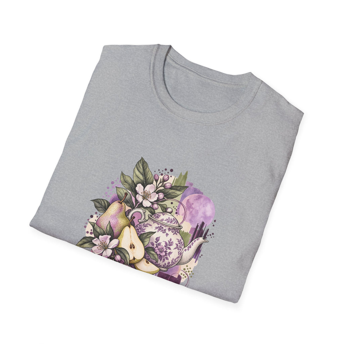 Floral Teapot & Pears