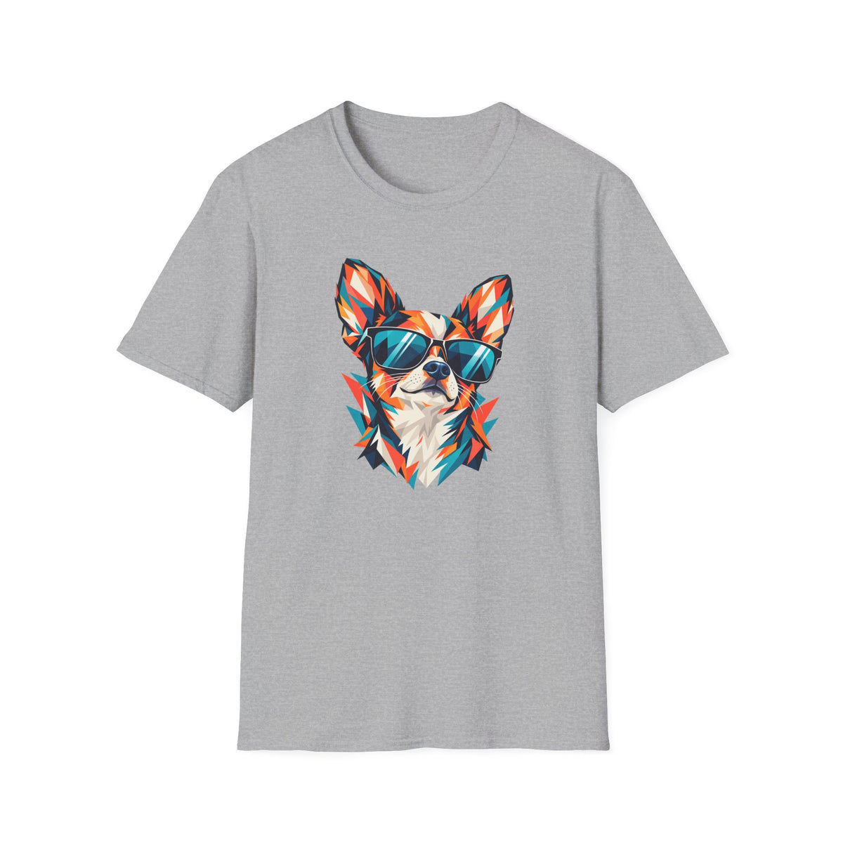 Geometric Dog Portrait