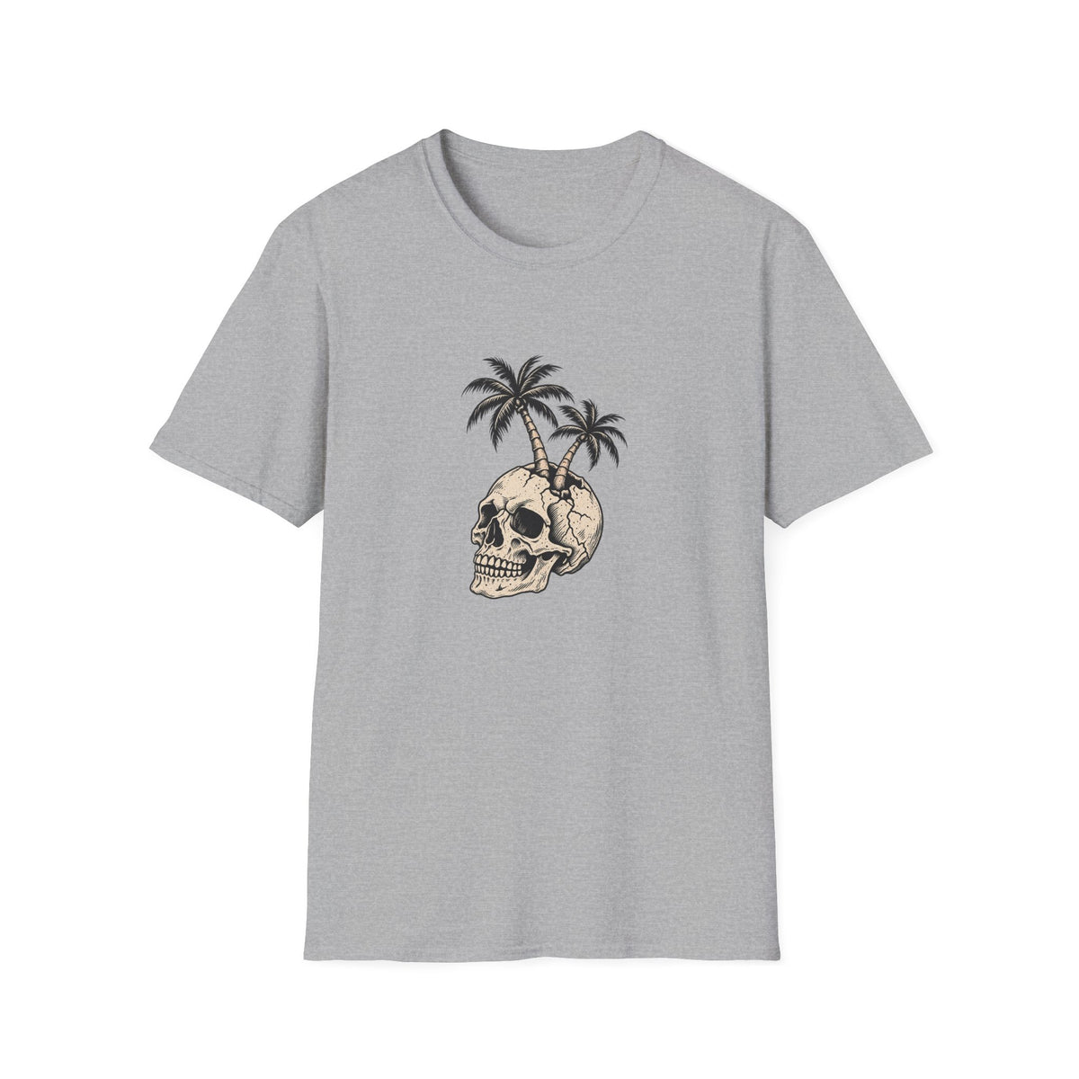 Skull with Palms