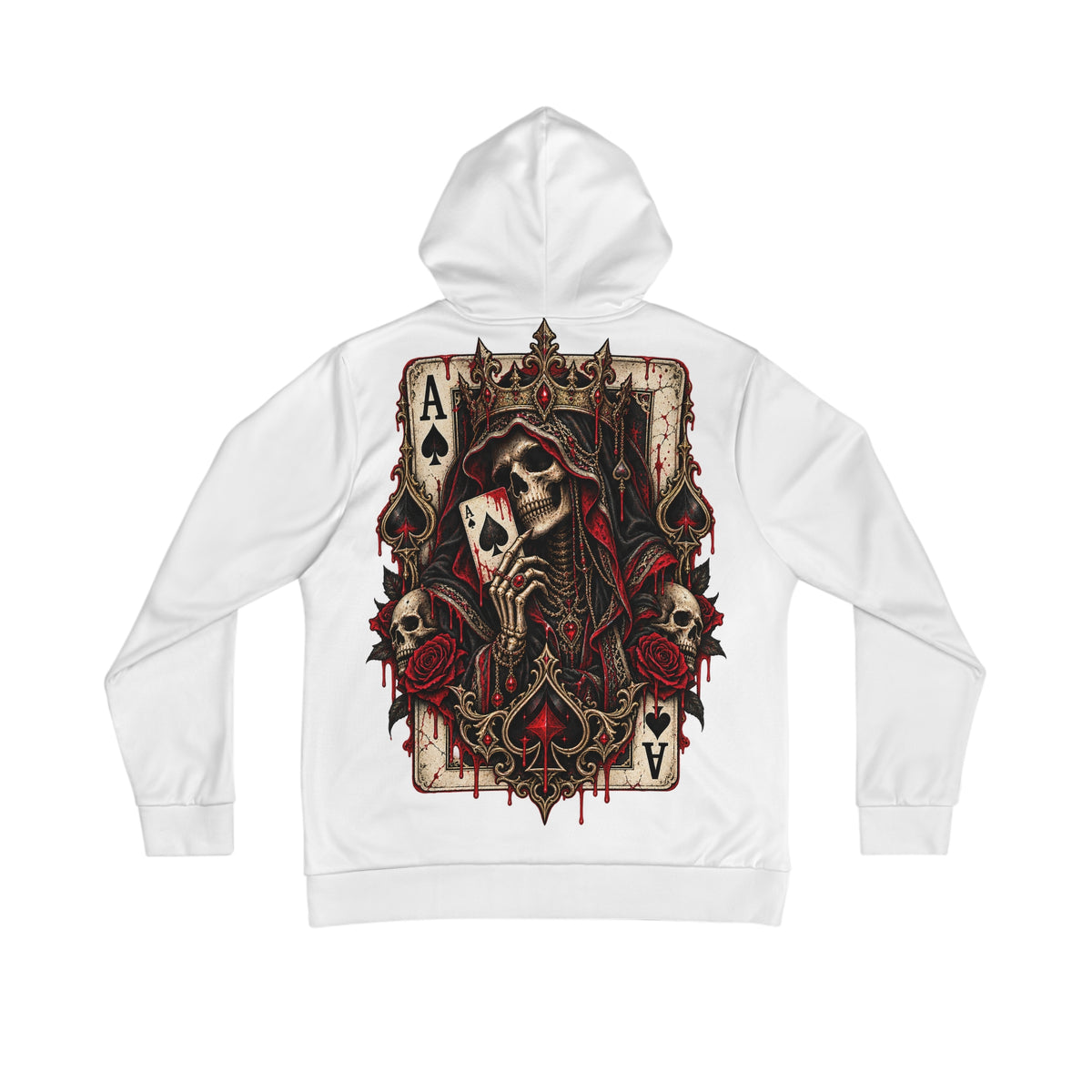 Ace of Spades Queen — Men's Hoodie (AOP)