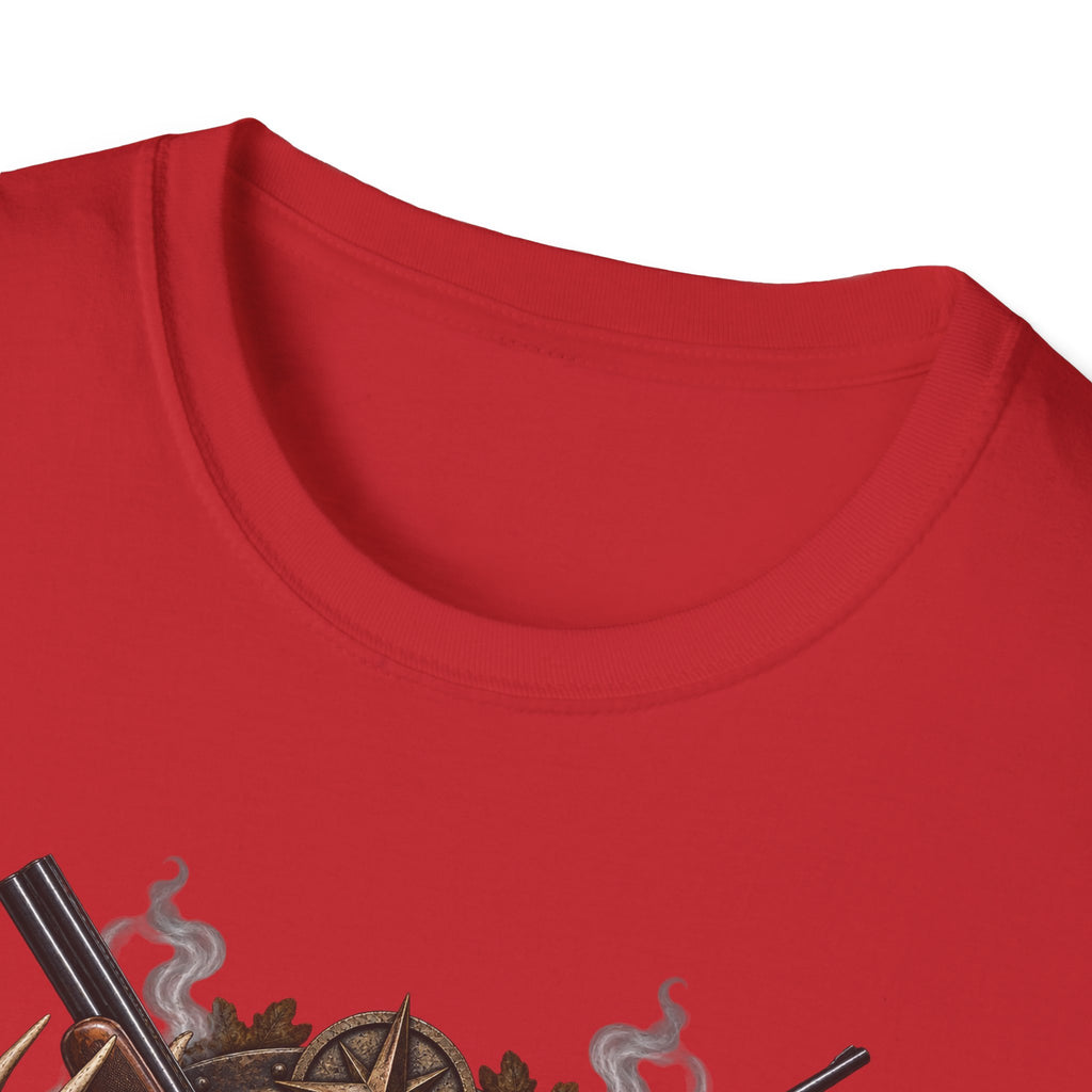 Crossed Guns with Skull and Antlers
