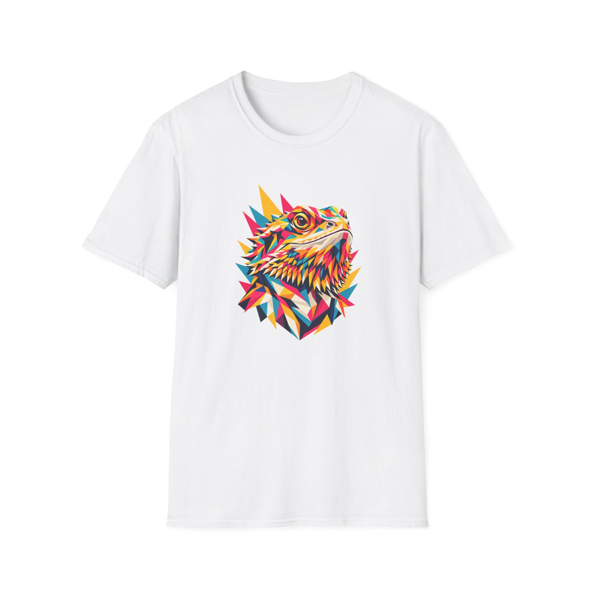 Geometric Lizard Head