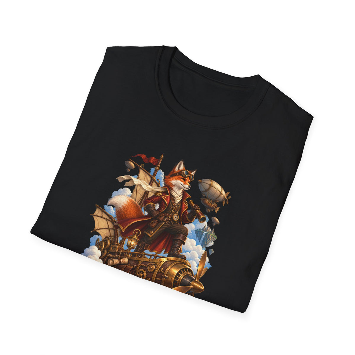 Steampunk Fox Airship Pilot