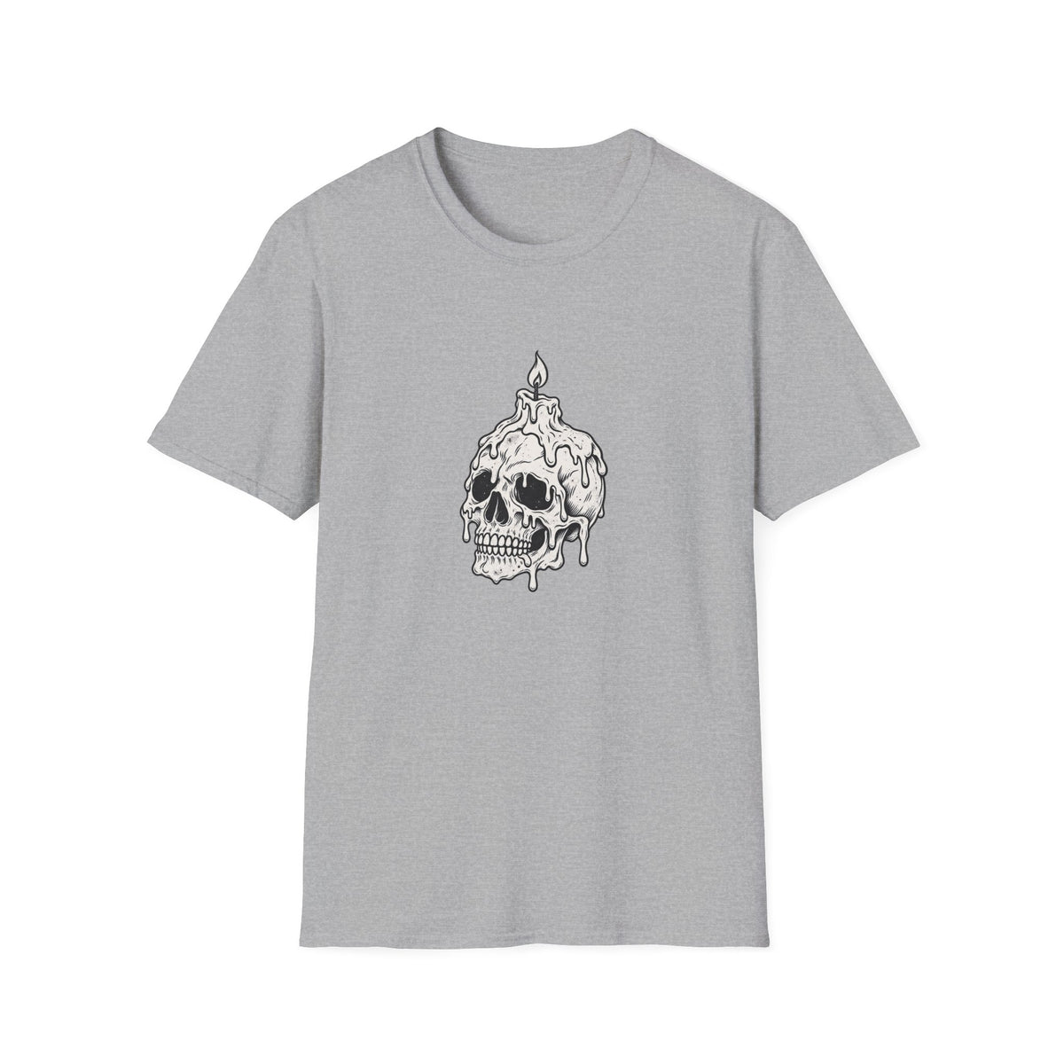 Skull with Burning Candle