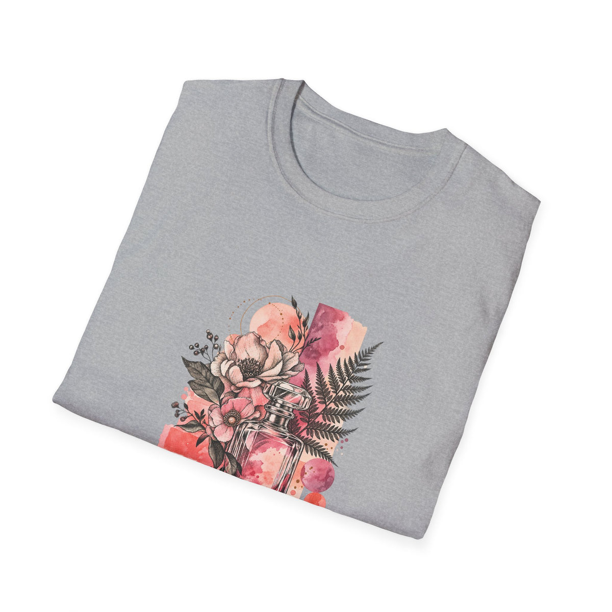 Floral & Bottle Illustration