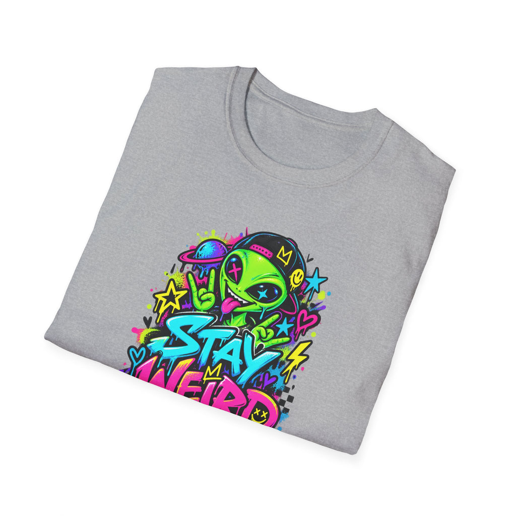 Stay Weird Alien Graphic Tee