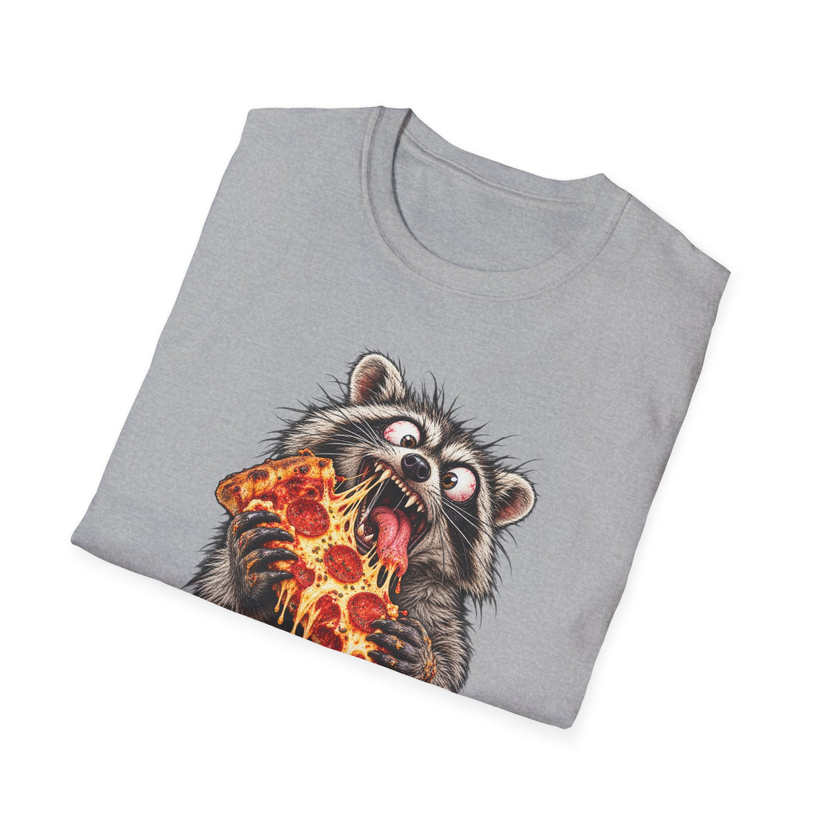 Raccoon with Pizza