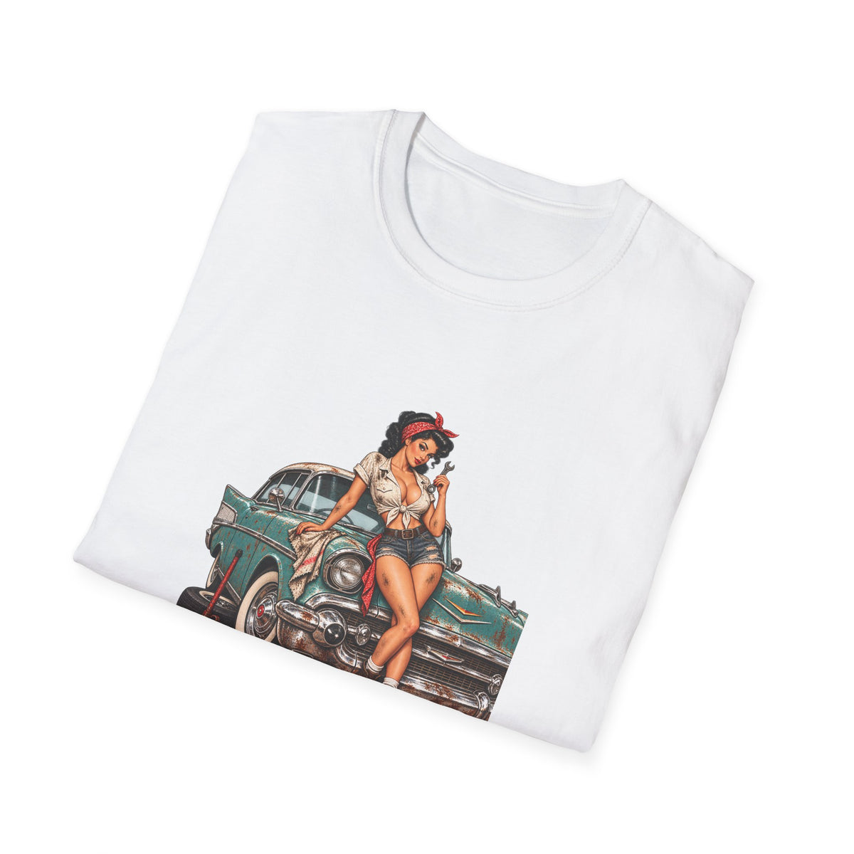 Retro Mechanic Pin Up
