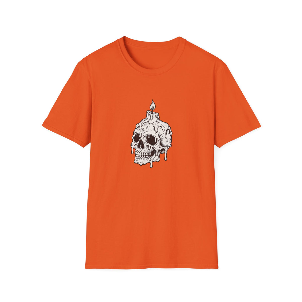 Skull with Burning Candle