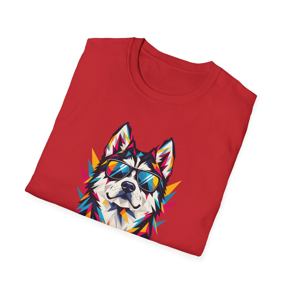 Geometric Dog Head