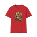 Cartoon Crocodile Fisherman