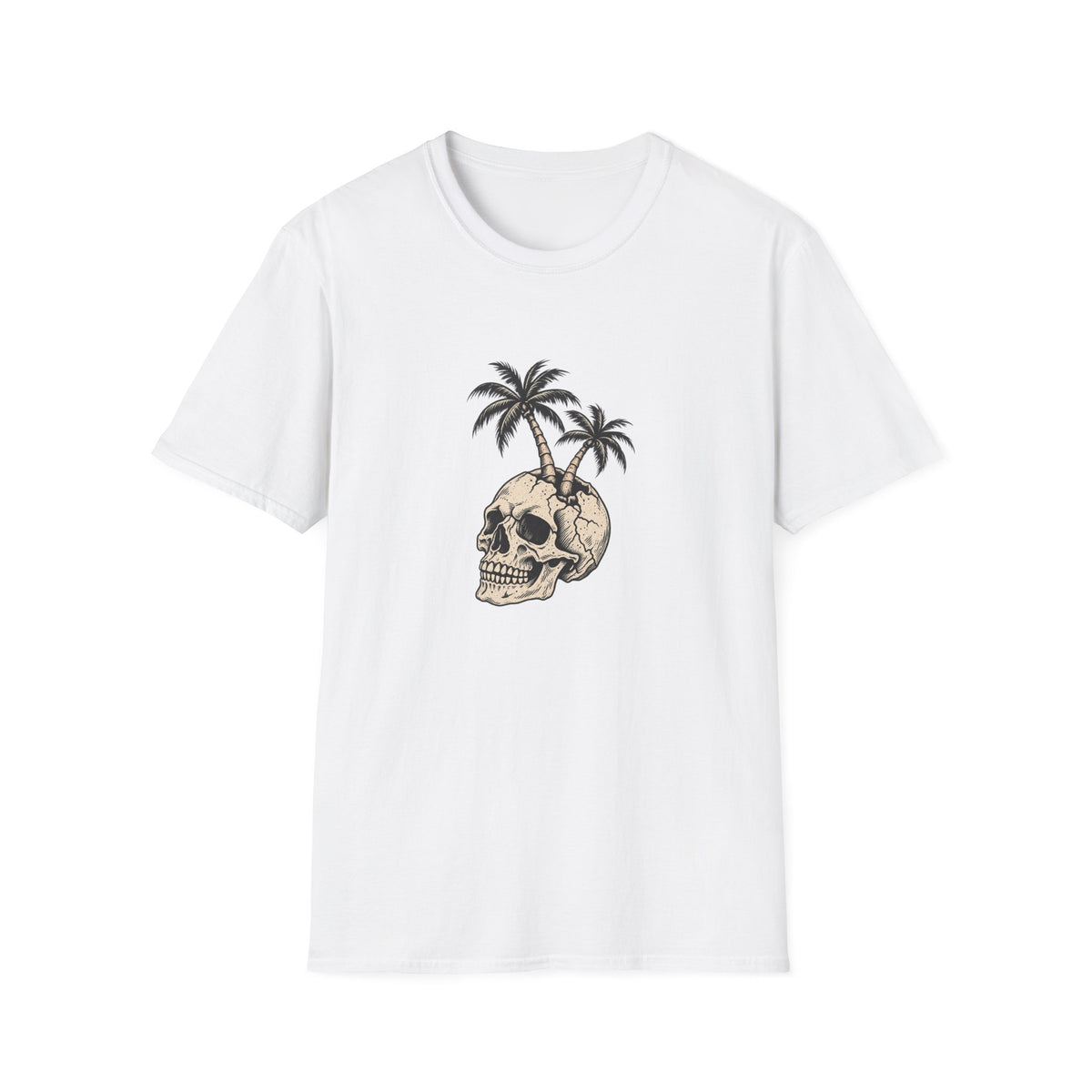 Skull with Palms