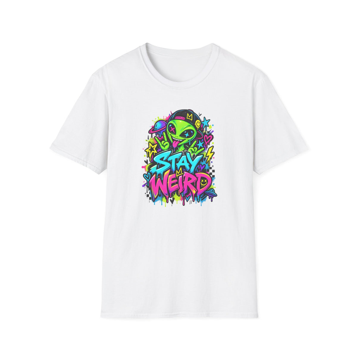 Stay Weird Alien Graphic Tee