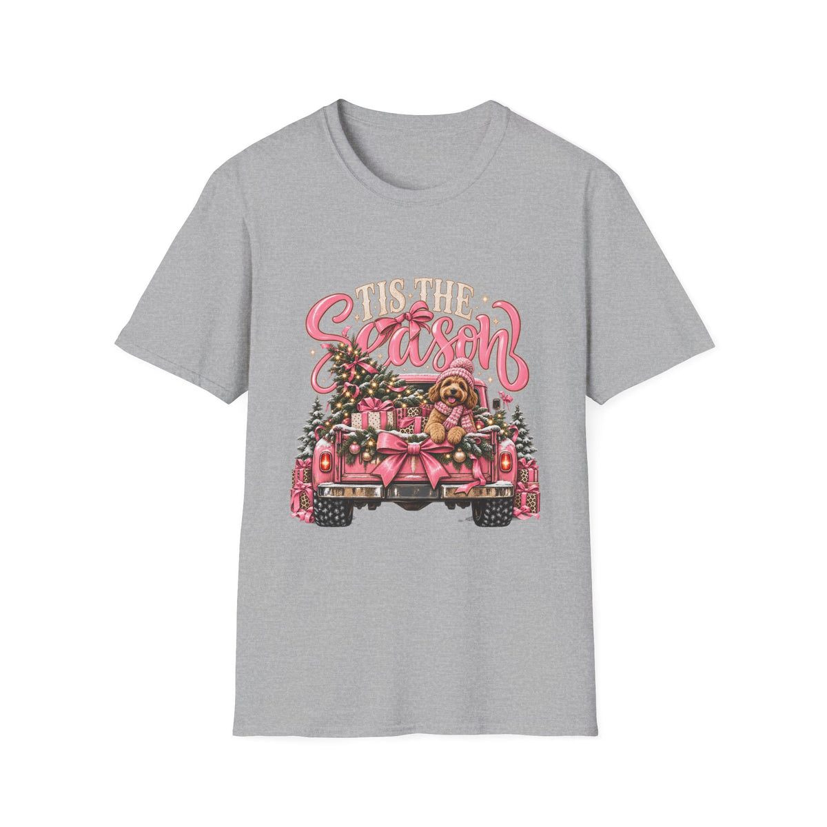 Tis The Season Dog Truck T-Shirt