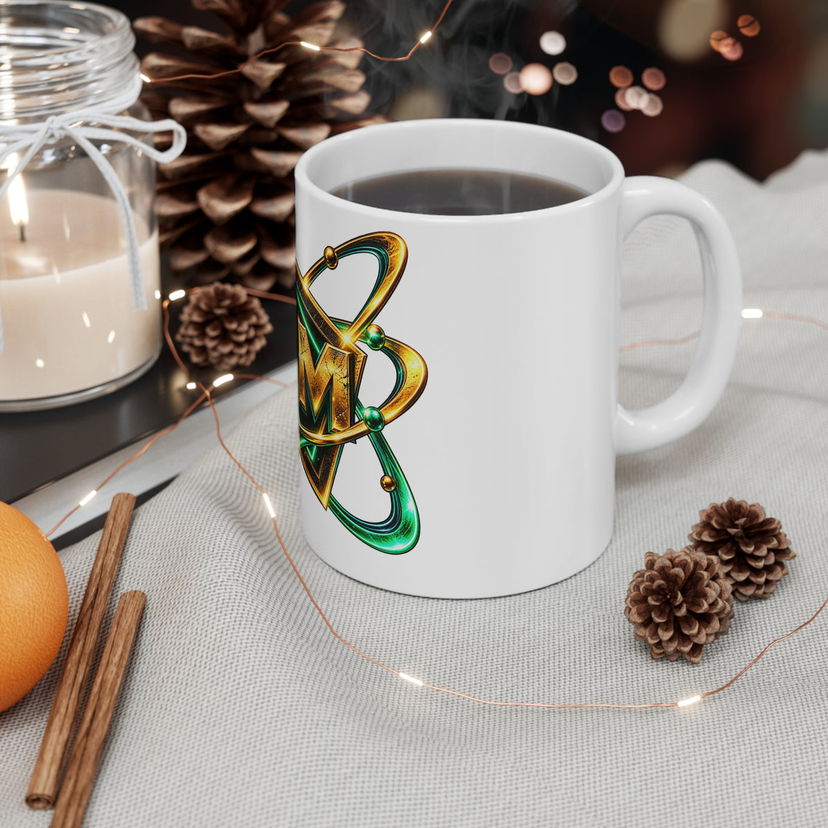Atomic Emblem Mug — 11oz White Mug