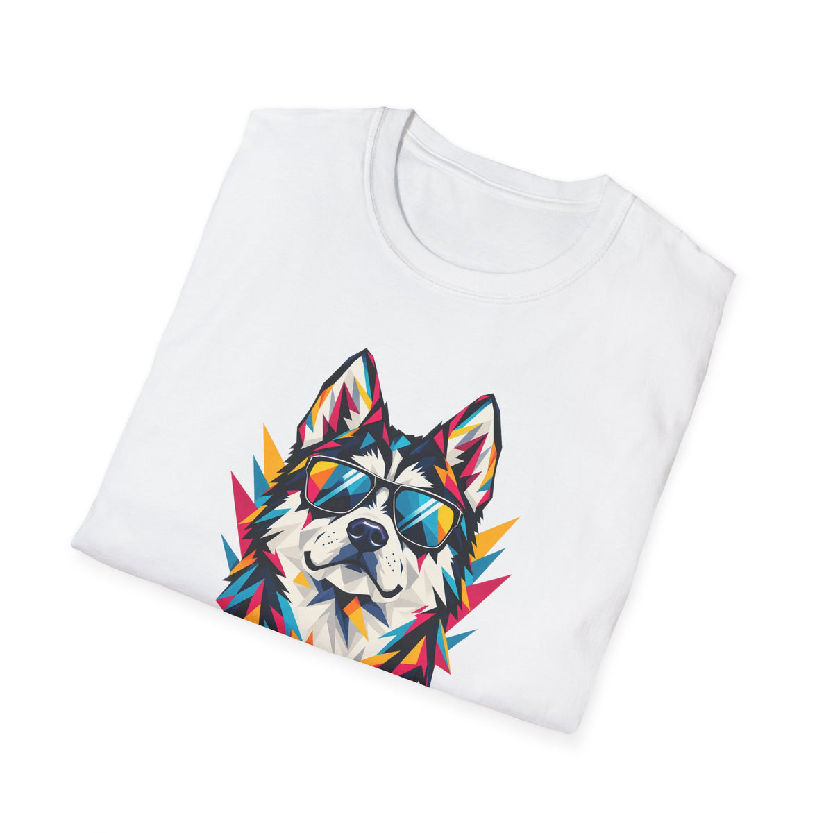 Geometric Dog Head