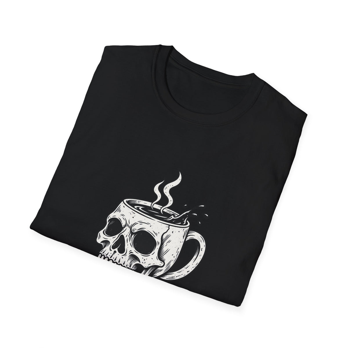 Skull with Coffee Mug