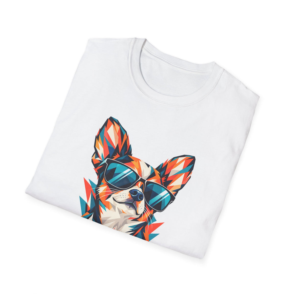 Geometric Dog Portrait