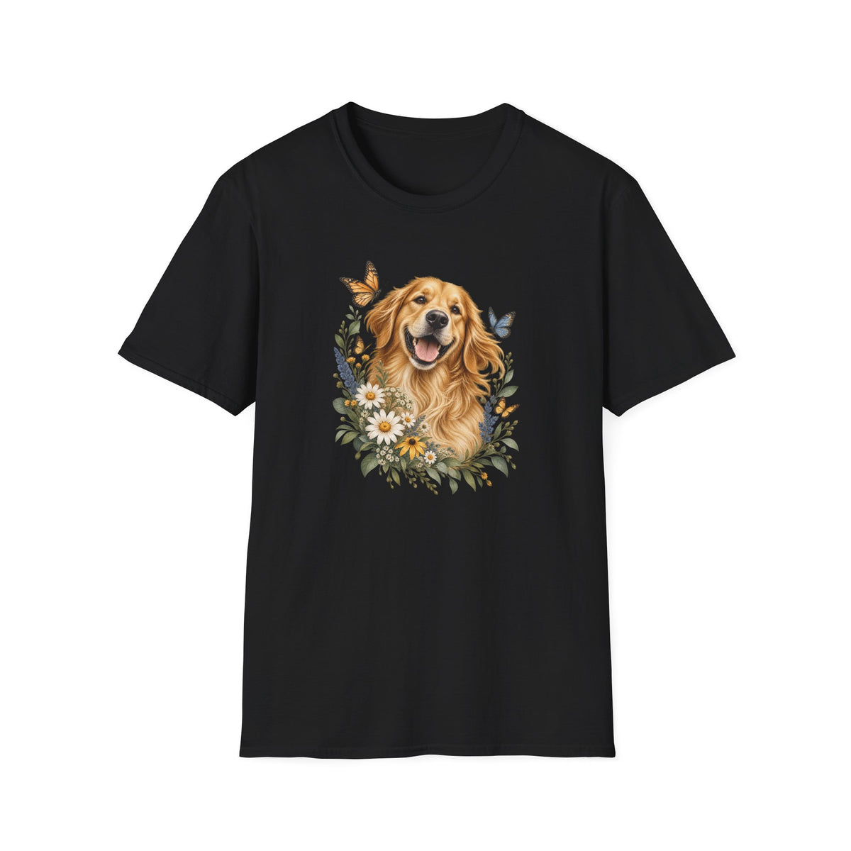 Golden Retriever Floral