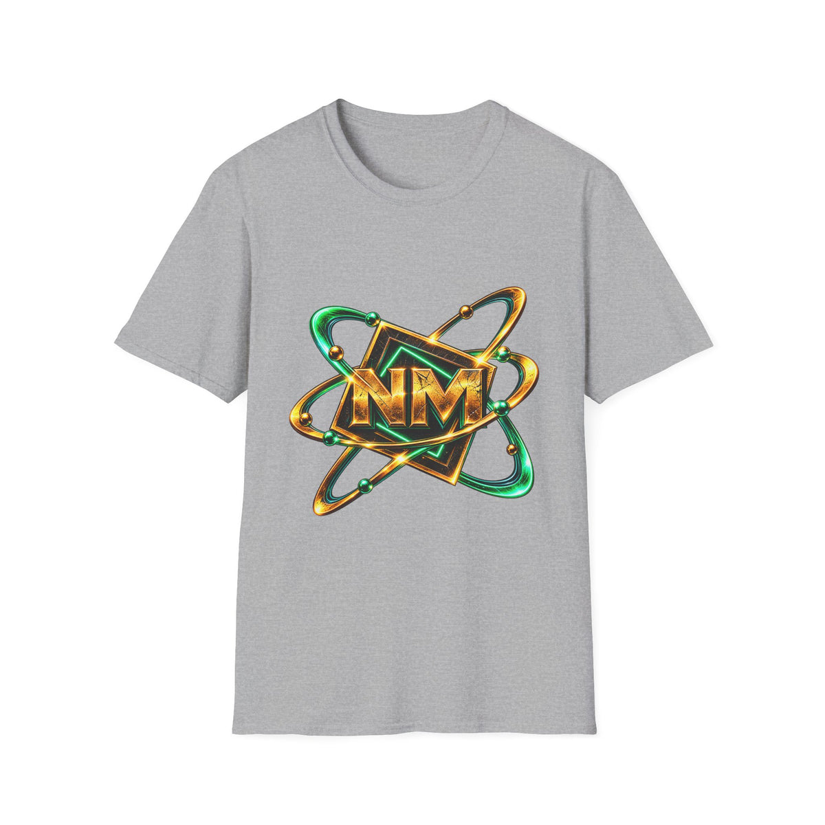 Atomic Emblem T-Shirt — Unisex Softstyle T-Shirt