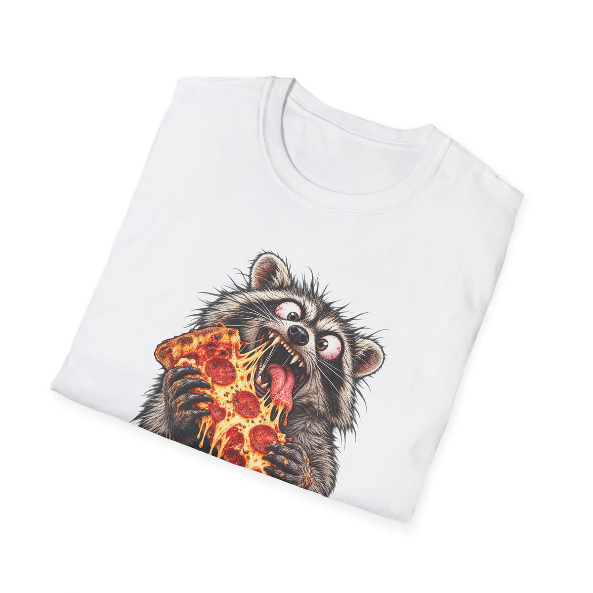 Raccoon with Pizza